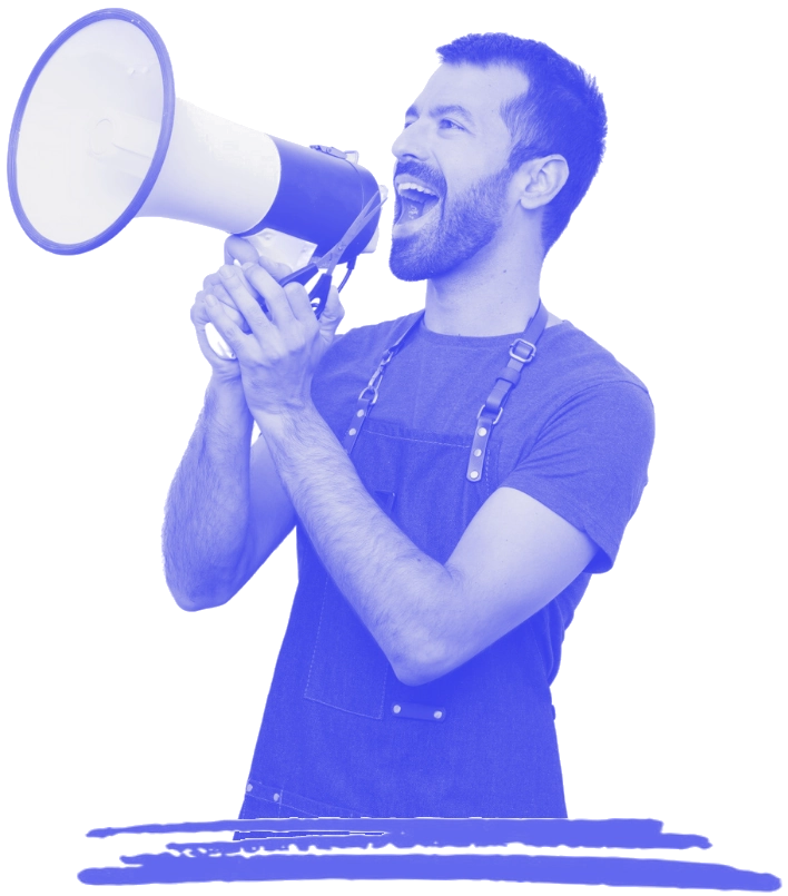 Person checking mobile